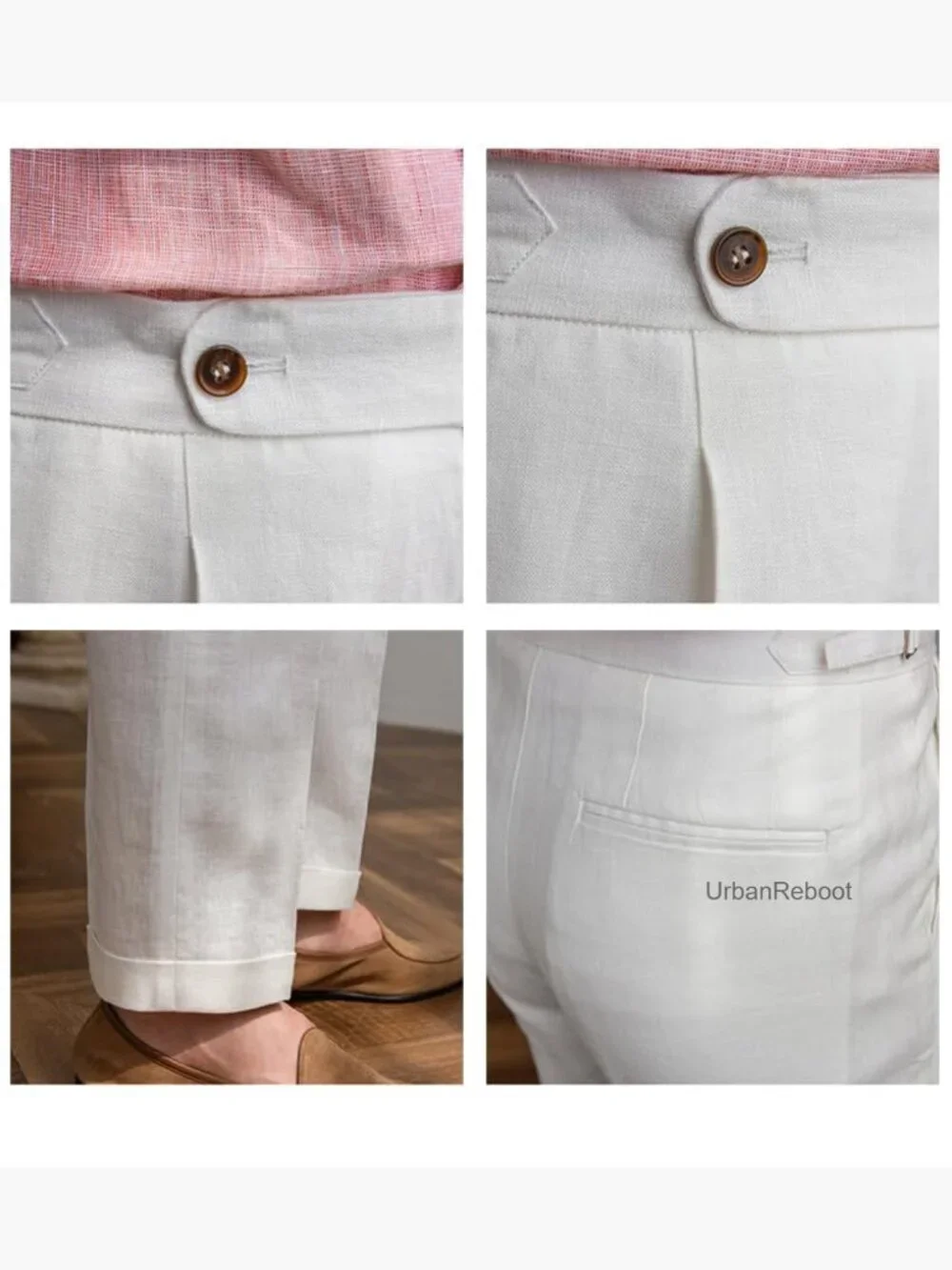 Premium Linen Dress Pants Vintage Lightweight Breathable Men's Spring Summer